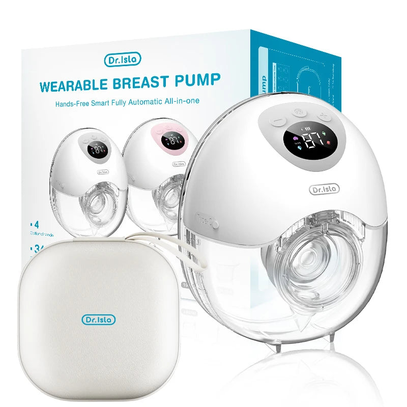 Dr.isla Tire-Lait Électrique Portable
4 Modes - 36 Niveaux d'Aspiration - Mains Libres - Collecteur de Lait - Avec Embout de 19/24 mm