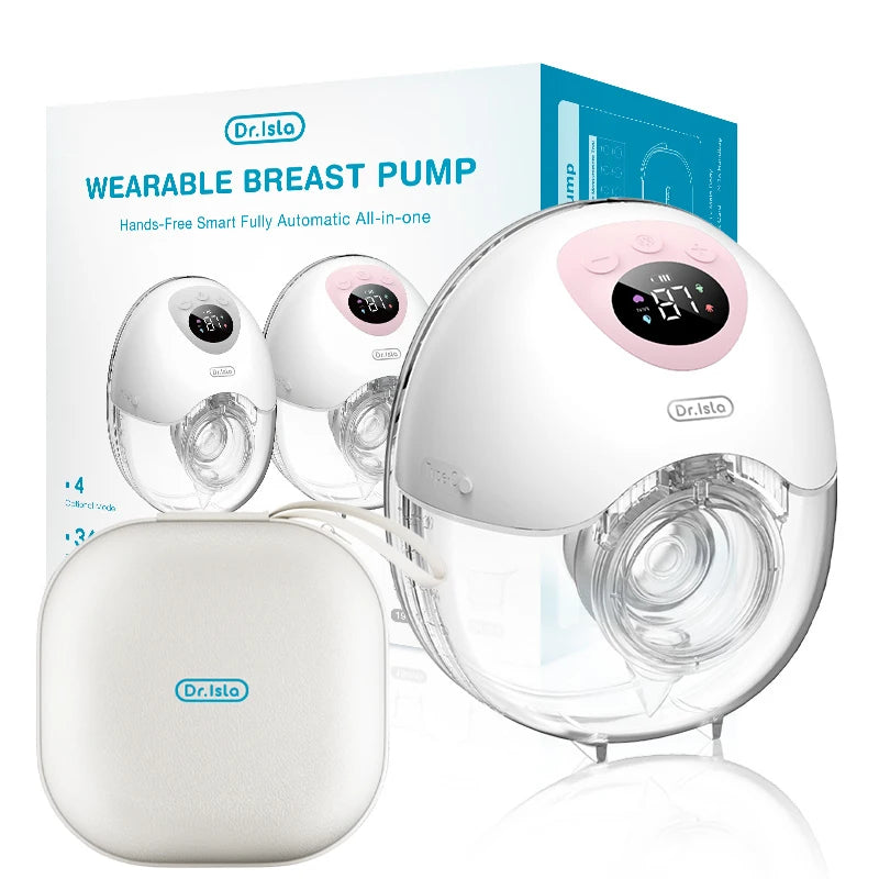 Dr.isla Tire-Lait Électrique Portable
4 Modes - 36 Niveaux d'Aspiration - Mains Libres - Collecteur de Lait - Avec Embout de 19/24 mm