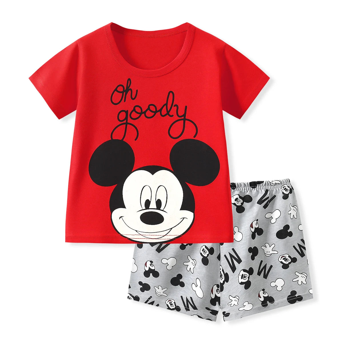 Ensemble T-shirt + Short Bébé – Style Décontracté – Été – Fille & Garçon