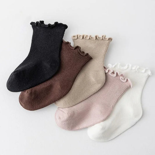 Lot de 3 Paires de Chaussettes Unies pour Bébé – Garçon et Fille